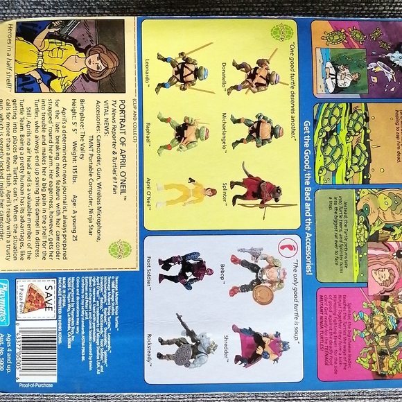 1988 April O'Neil Unpunched TMNT Playmates Teenage Mutant Ninja Turtles. - Picture 8 of 8
